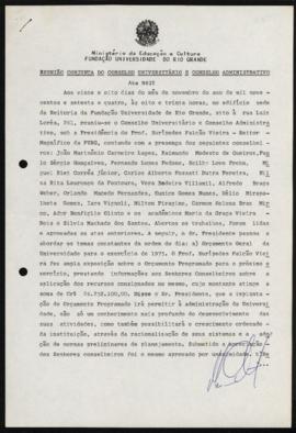 Ata de Reunião – Nº 27
